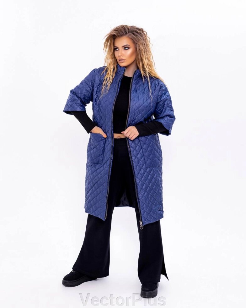 Жіноча куртка-флуг з пронизливого плащів r. 48 358120 від компанії VectorPlus - фото 1