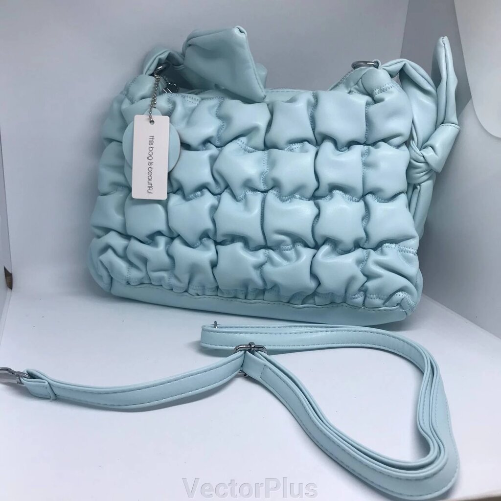 Жіноча сумочка колір блакитний 436352 від компанії VectorPlus - фото 1