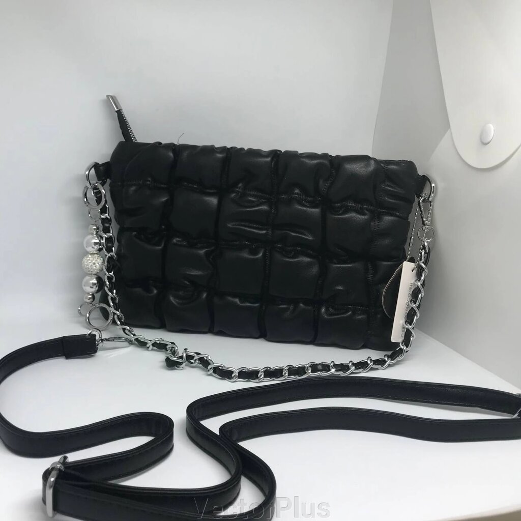 Жіноча сумочка колір чорний 436502 від компанії VectorPlus - фото 1