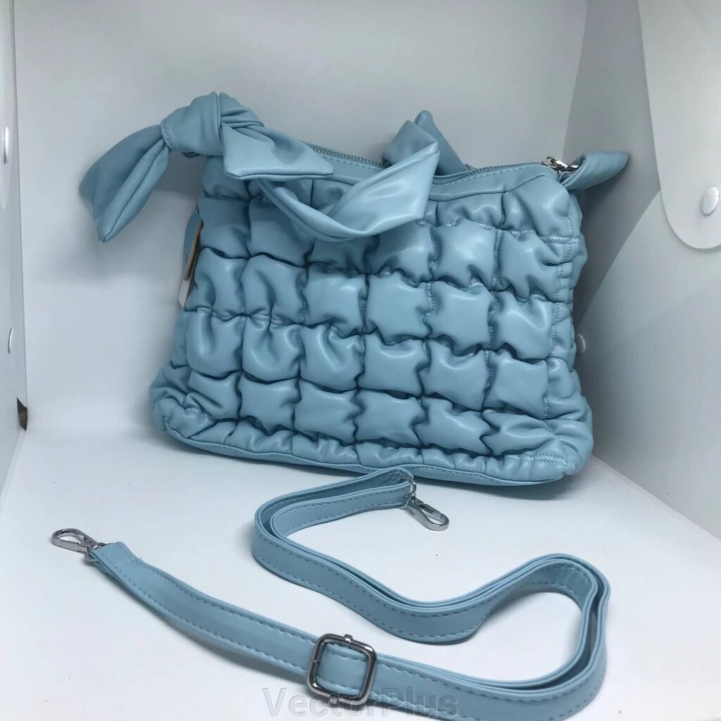 Жіноча сумочка колір насичений блакитний 436240 від компанії VectorPlus - фото 1