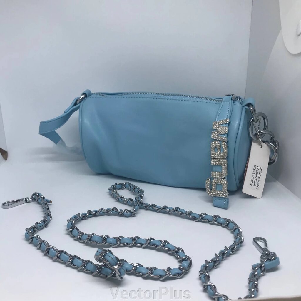 Жіноча сумочка колір насичений блакитний 437284 від компанії VectorPlus - фото 1