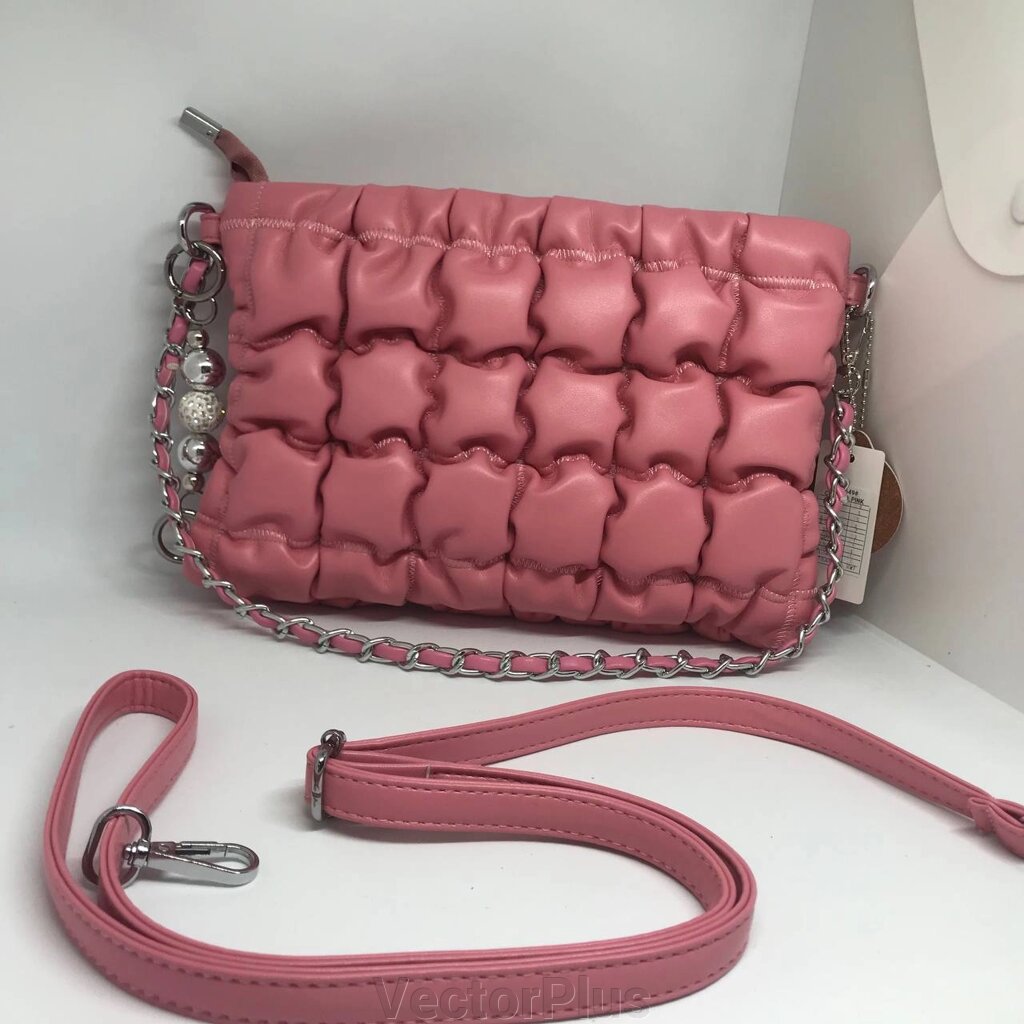 Жіноча сумочка колір насичений рожевий 436248 від компанії VectorPlus - фото 1