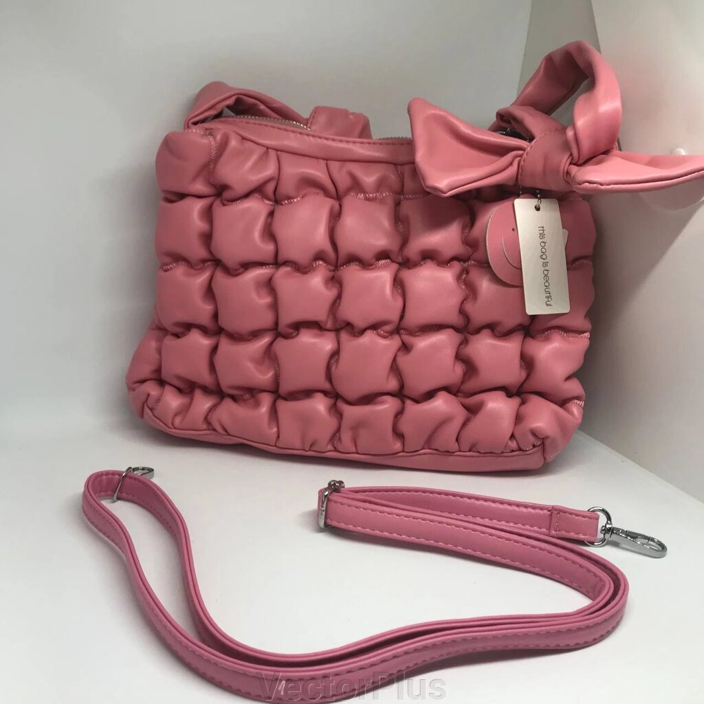Жіноча сумочка колір насичений рожевий 436354 від компанії VectorPlus - фото 1