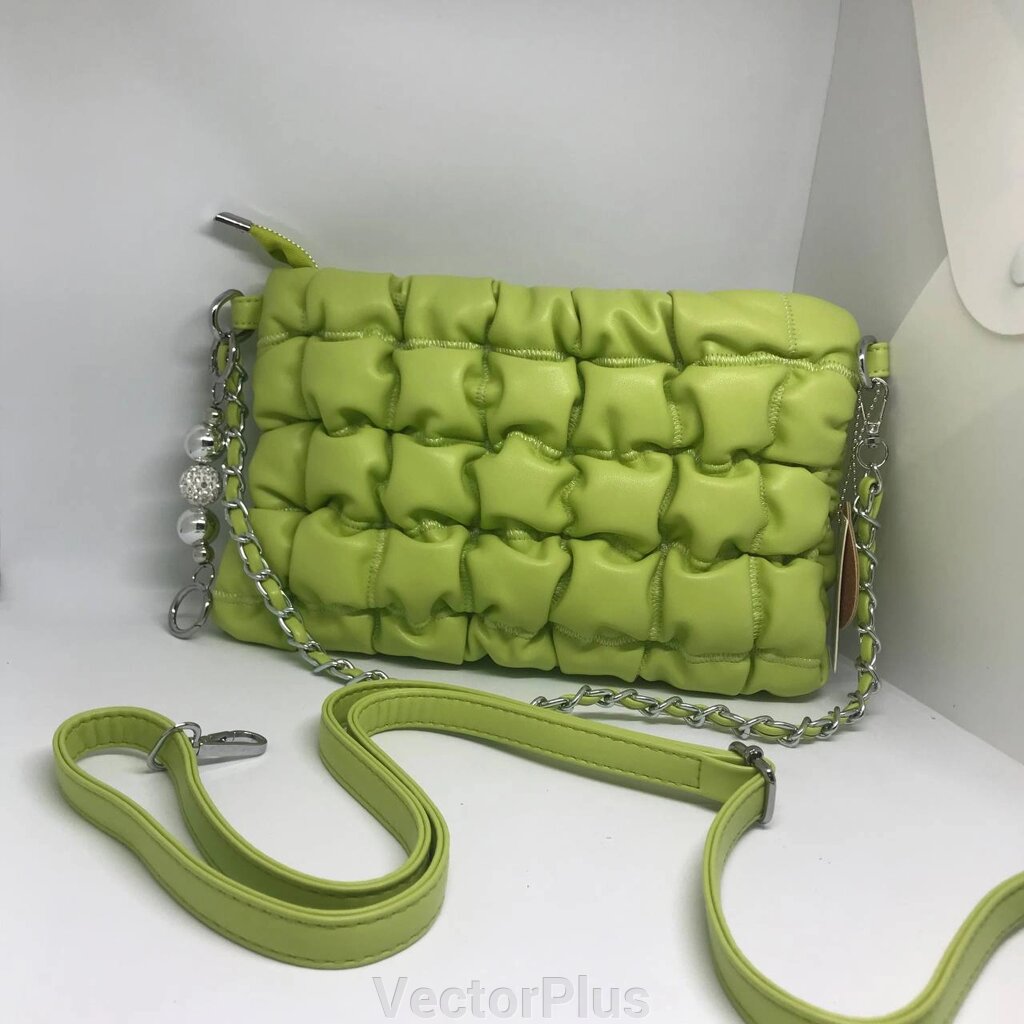 Жіноча сумочка колір насичений зелений 436246 від компанії VectorPlus - фото 1