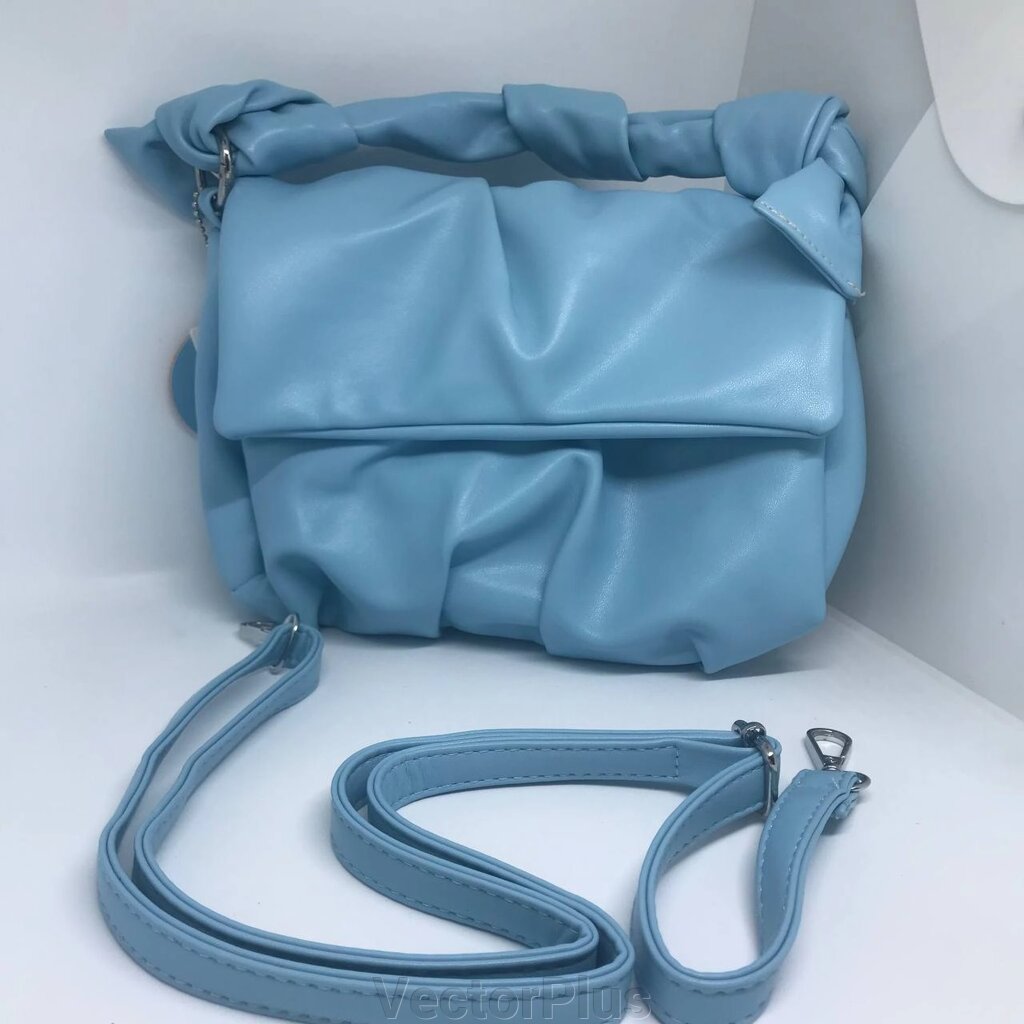 Жіноча сумочка з ремінцем колір насичений блакитний 435845 від компанії VectorPlus - фото 1