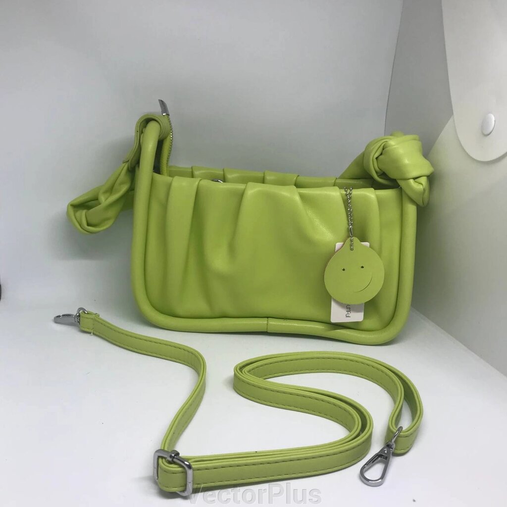 Жіноча сумочка з ремінцем колір насичений зелений 435839 від компанії VectorPlus - фото 1