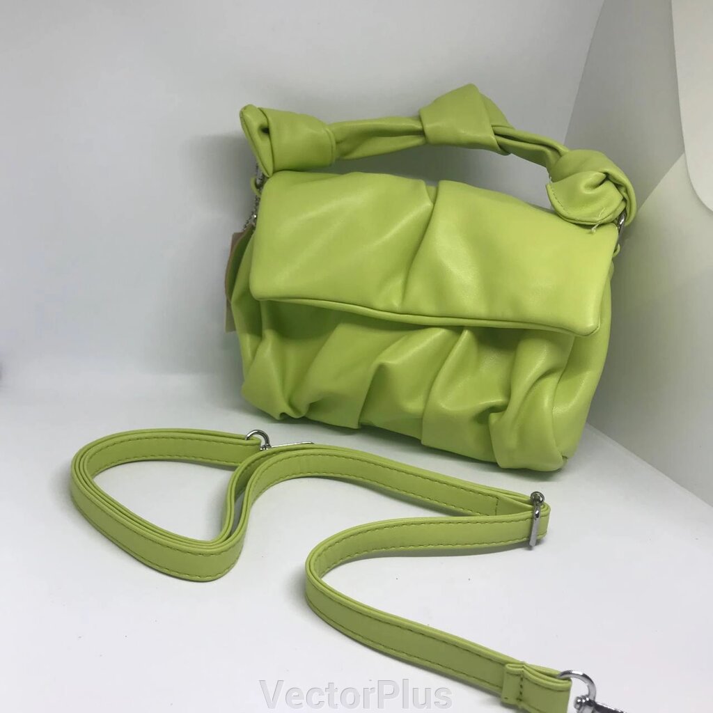Жіноча сумочка з ремінцем колір насичений зелений 436071 від компанії VectorPlus - фото 1
