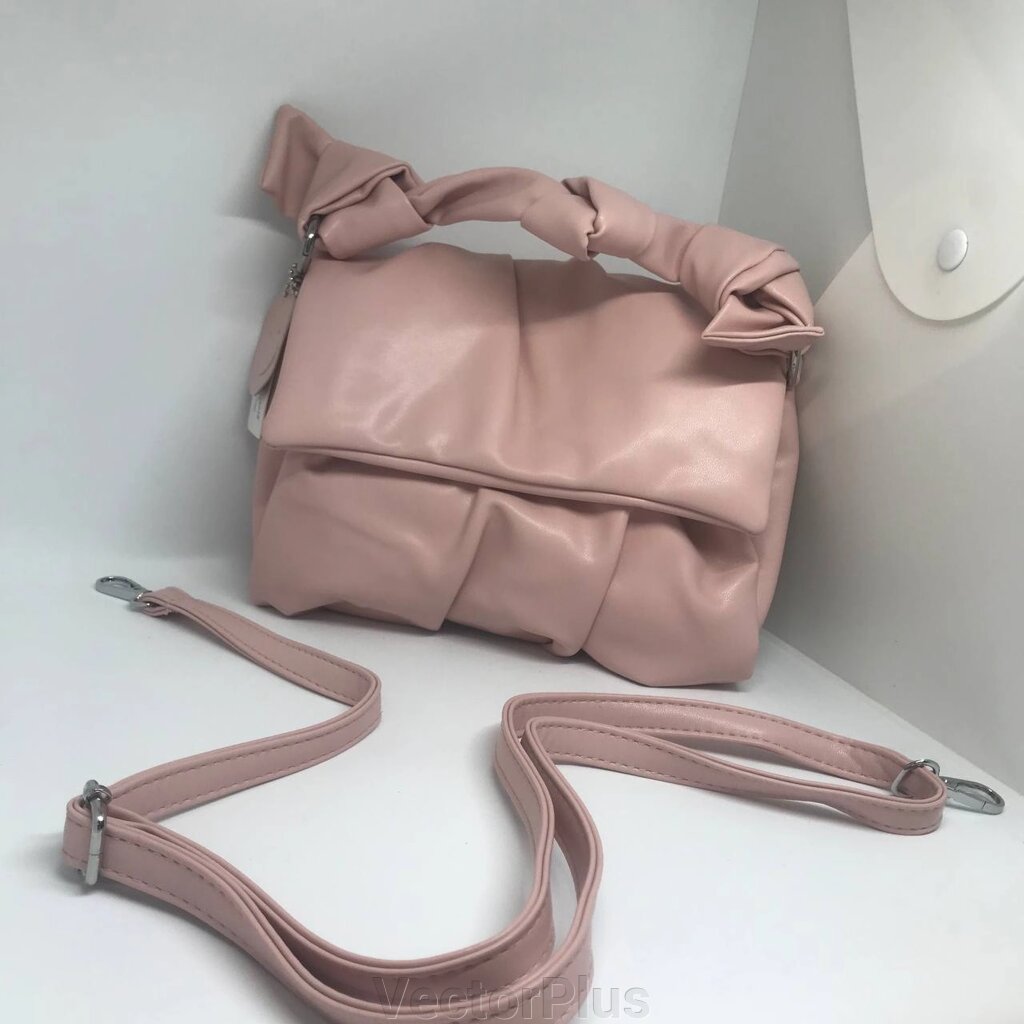Жіноча сумочка з ремінцем колір рожевий 435848 від компанії VectorPlus - фото 1