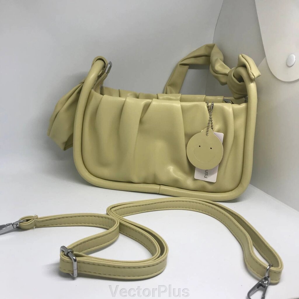 Жіноча сумочка з ремінцем колір темно жовтий 436072 від компанії VectorPlus - фото 1