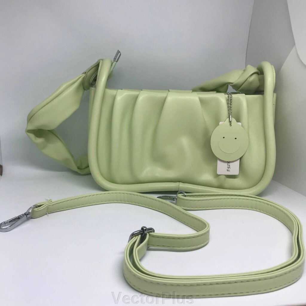 Жіноча сумочка з ремінцем колір зелений 435837 від компанії VectorPlus - фото 1