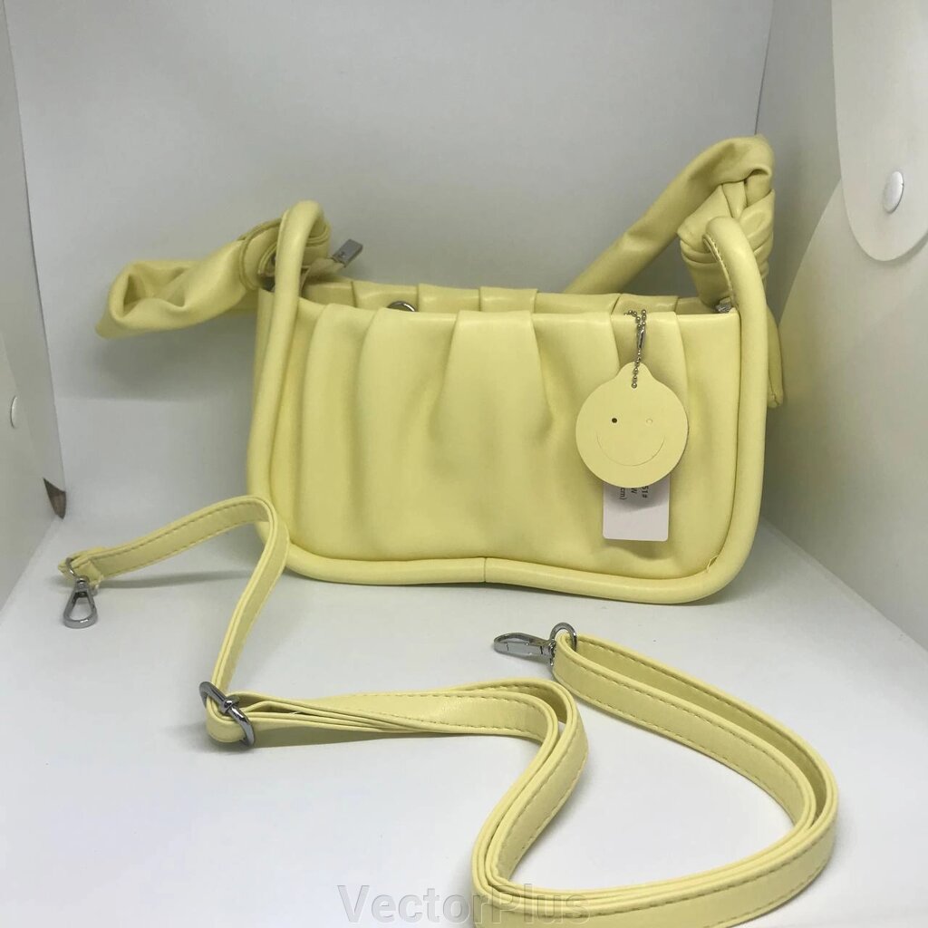 Жіноча сумочка з ремінцем колір жовтий 435834 від компанії VectorPlus - фото 1