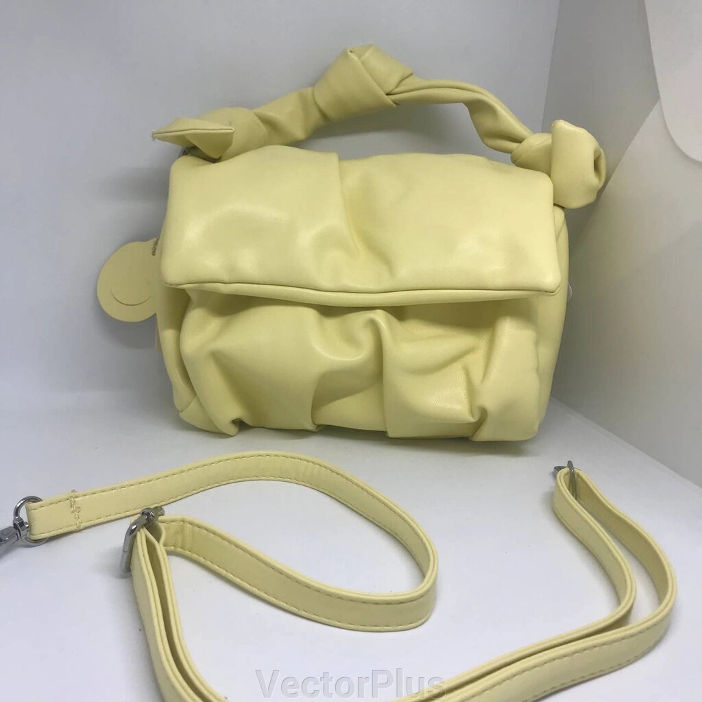 Жіноча сумочка з ремінцем колір жовтий 435841 від компанії VectorPlus - фото 1