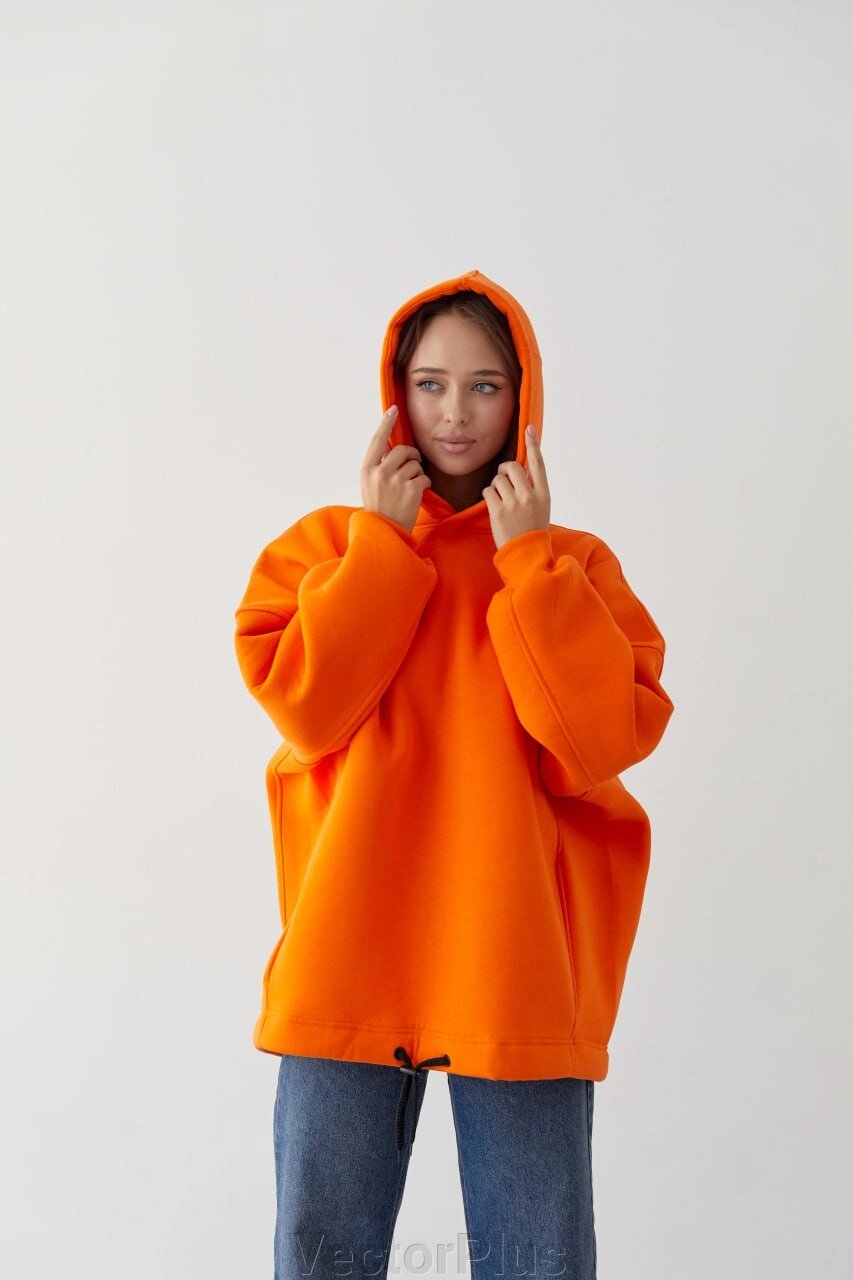 Жіноче тепле худий колір оранж розмір Oversize 447642 від компанії VectorPlus - фото 1