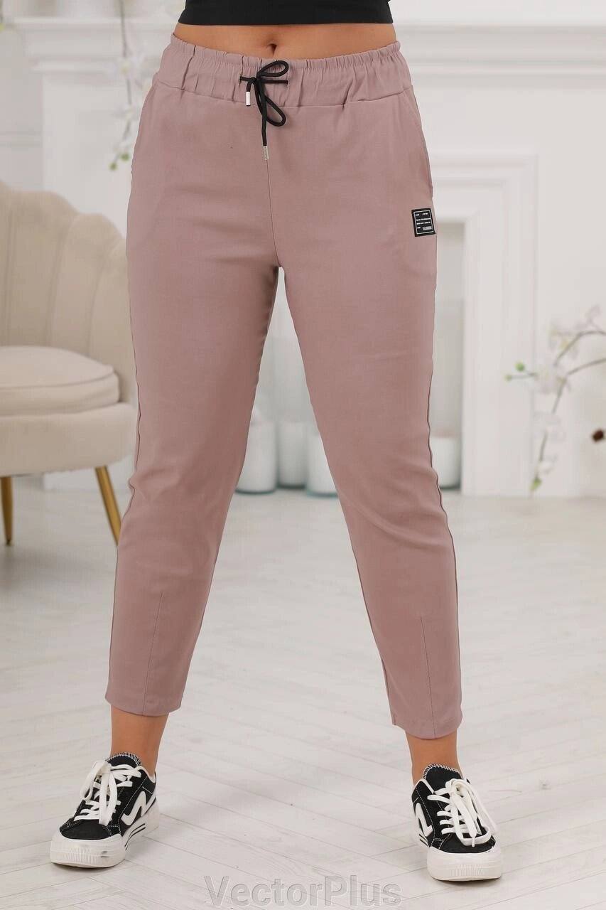 Жіночі штани-джегінси колір бежевий нар. 50/52 441987 від компанії VectorPlus - фото 1