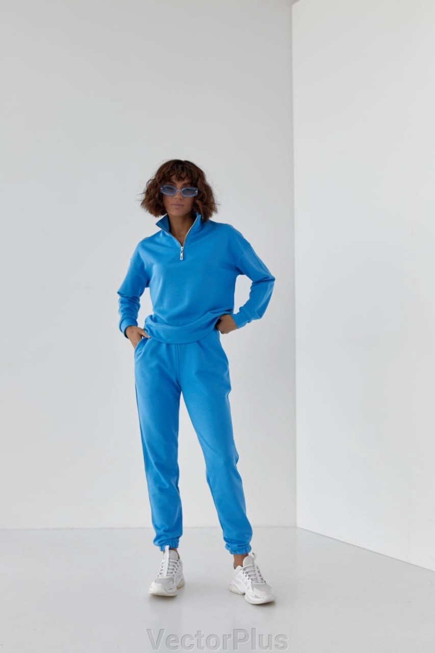 Жіночий спортивний костюм LUMINA колір блакитний нар. L 439928 від компанії VectorPlus - фото 1