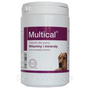 Долфос Мультікаль (Multical) вітамінно-мінеральний комплекс для собак 510 таб., 800 гр.