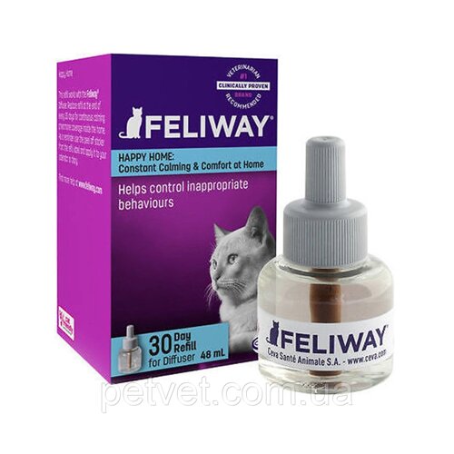 Фелівей (Feliway) феромон для кішок змінний флакон, 48 мл