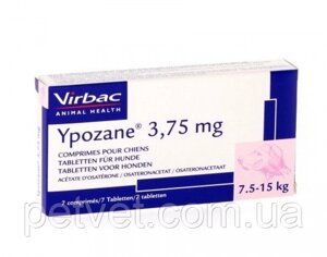 Іпозан (Ypozane M) для собак вагою 7,5 - 15 кг., 7 табл 3,75 мг.