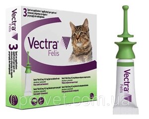 Вектра Феліс (Vectra Felis) краплі на холку для кішок, 0,9 мл