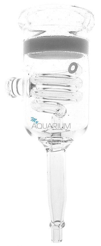 Дифузор скляний прямий для розпилення СО2 + лічильник бульбашок на 3 спіралі AQUA-TECH Spiro III від компанії Інтернет-магазин MyAquarium - фото 1