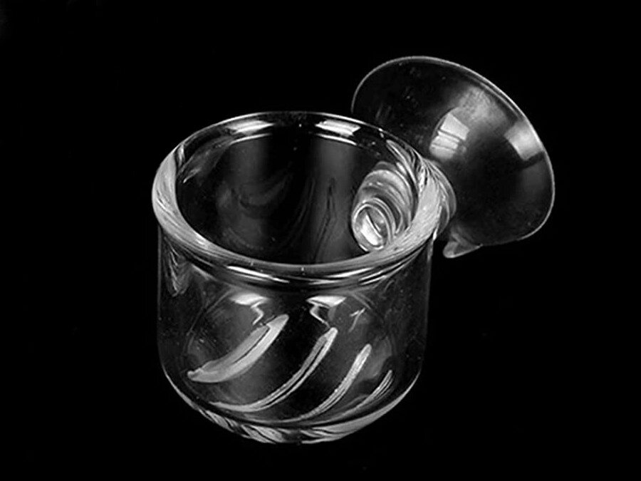 Годівниця скляна для живого корму чашоподібна - AQUA-TECH glass feeder bowl S від компанії Інтернет-магазин MyAquarium - фото 1