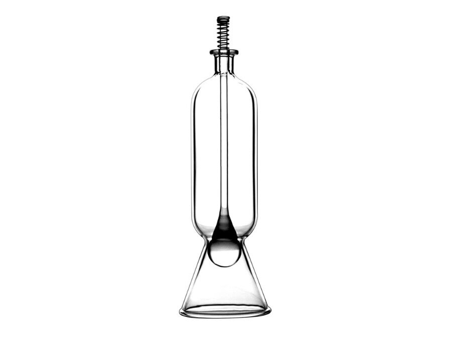 Годівниця скляна з дозатором AQUA-TECH Elegance Glass Feeder Cylinder від компанії Інтернет-магазин MyAquarium - фото 1