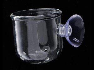 Кормушка стеклянная для живого корма - AQUA-TECH glass feeder hole L