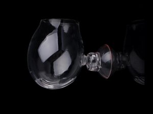 Кормушка стеклянная для живого корма каплевидная - AQUA-TECH glass feeder dropping S