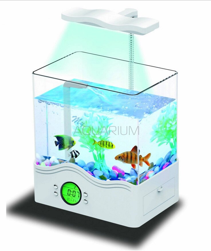 Настільний міні акваріум — AQUA-TECH CUBE від компанії Інтернет-магазин MyAquarium - фото 1