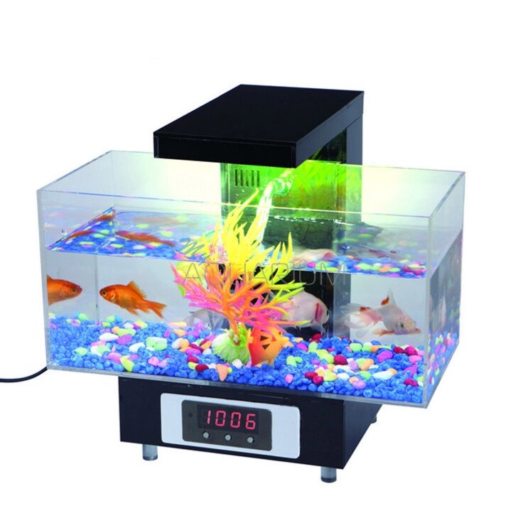 Настільний міні акваріум — AQUA-TECH SQUARE від компанії Інтернет-магазин MyAquarium - фото 1