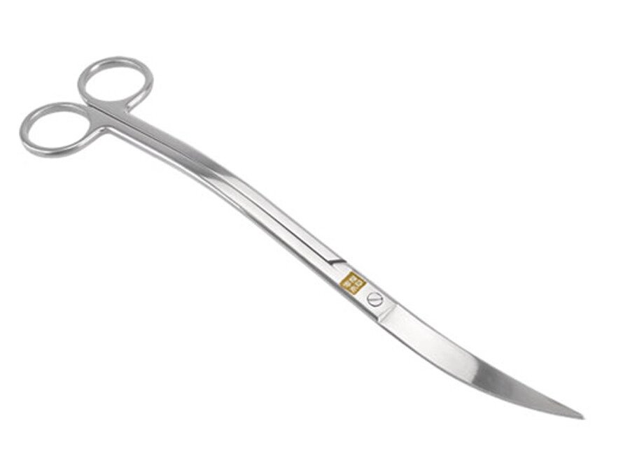 Ножиці гострокінцеві зігнуті S-подібні хвильові ZRDR Professional Polished, 25см від компанії Інтернет-магазин MyAquarium - фото 1