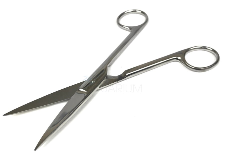 Ножиці прямі загострені, AQUA-TECH PROFI 17 см від компанії Інтернет-магазин MyAquarium - фото 1