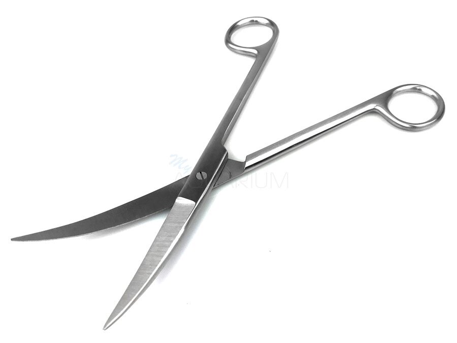Ножиці вигнуті гострокінцеві, AQUA-TECH PROFI 20см від компанії Інтернет-магазин MyAquarium - фото 1