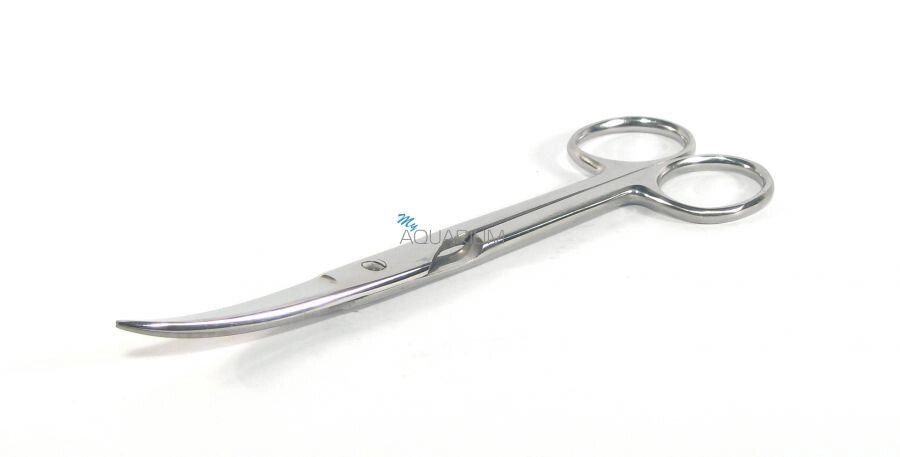 Ножиці вигнуті загострені, AQUA-TECH PROFI 17 см від компанії Інтернет-магазин MyAquarium - фото 1
