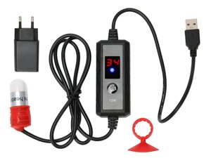 Обігрівач для міні акваріумів до 6 літрів - AQUA-TECH mini heater USB, 15W
