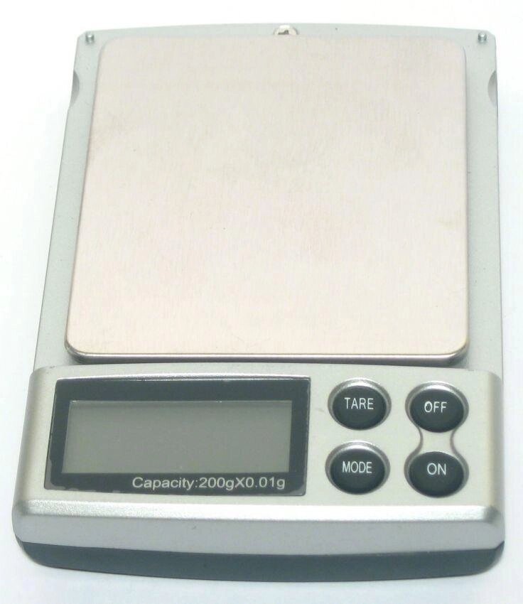 Ваги електронні кишенькові No1, 200 г (0,01г) від компанії Інтернет-магазин MyAquarium - фото 1
