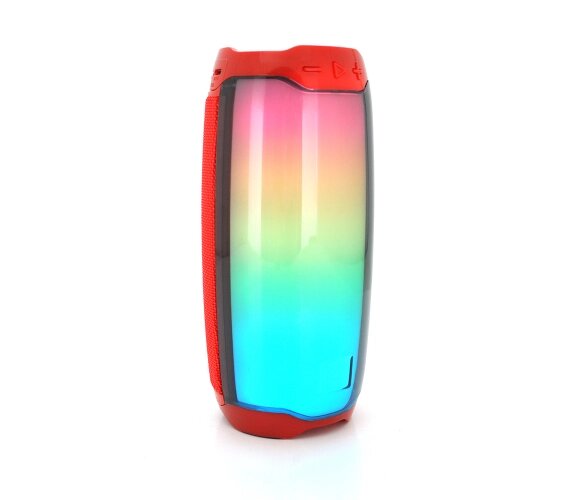 Бездротовий Bluetooth динамік PULSE 4 LED, 10W, 4000mAh, дистанція-10m, Red, Corton BOX від компанії Модна Хата - фото 1