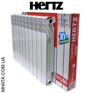Біметалічний радіатор HERTZ 500*80, Польща