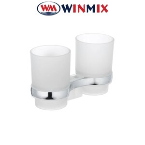 Тримач для щіток з 2 склянками настінний Winmix LR3308