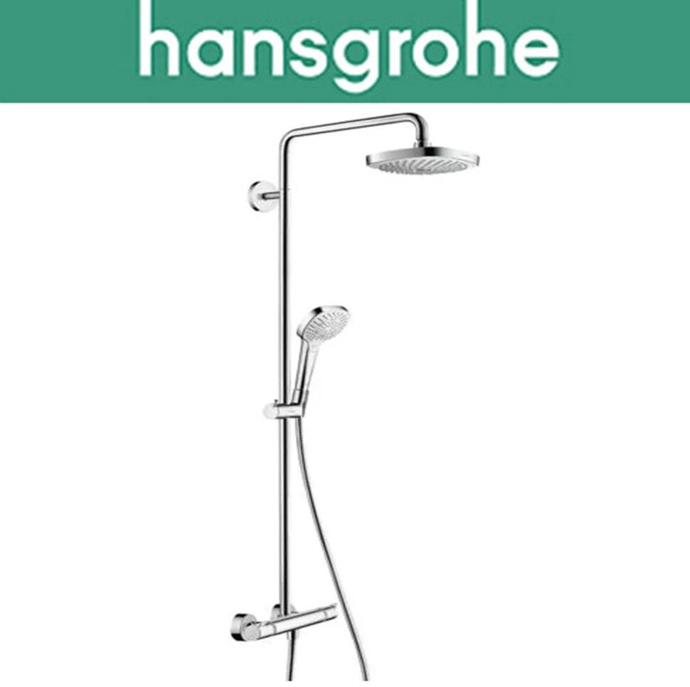 Душова система Hansgrohe (art 27256400) Croma Select E 180 2jet Showerpipe від компанії Модна Хата - фото 1