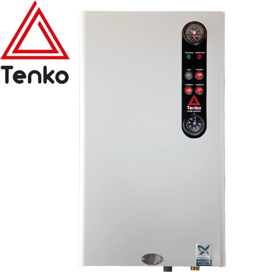 Електричний котел Tenko Стандарт Плюс 12 квт 220/380 Grundfos (СПKE 12,0_220/380 G)) від компанії Модна Хата - фото 1