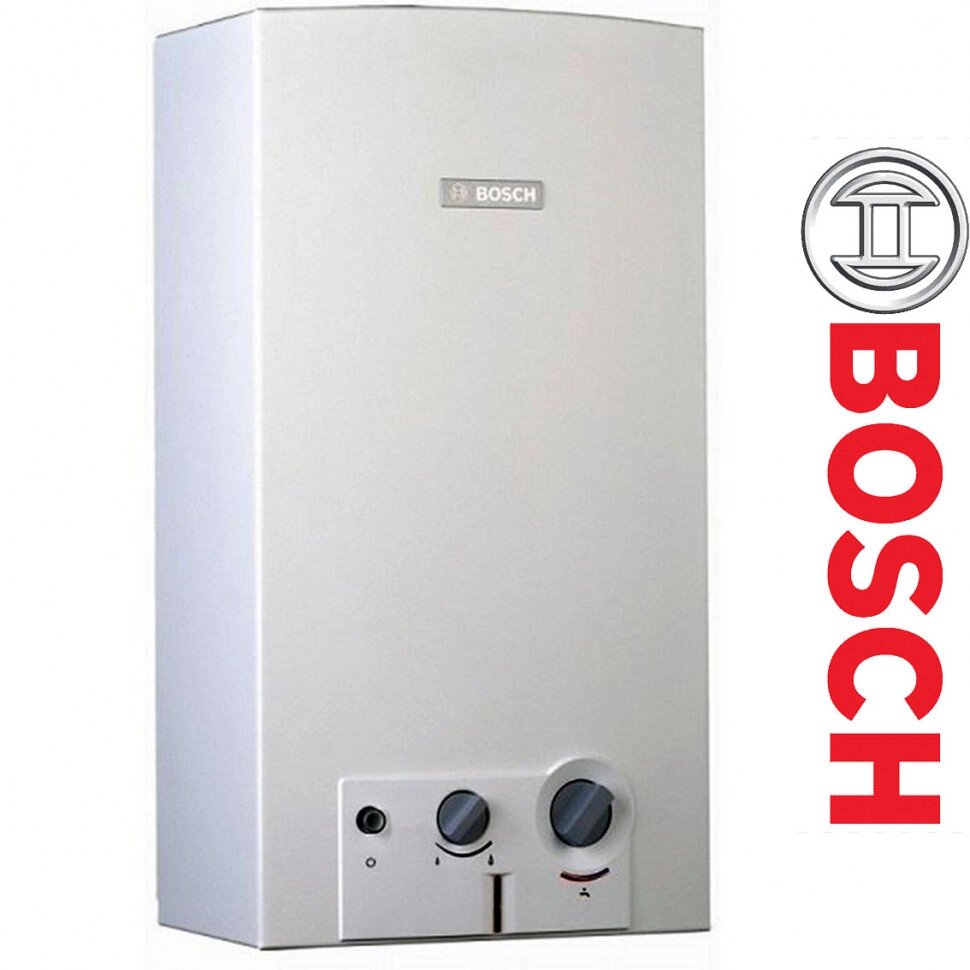 Газовий проточний воднонагрівач Bosch Therm 4000 O WR 13-2 B (13л, від батарейок, з модуляцією) від компанії Модна Хата - фото 1