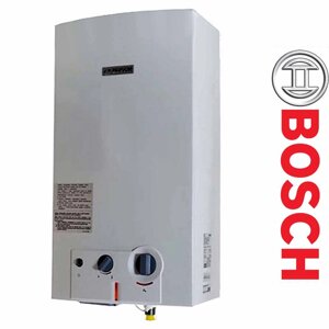 Газовий проточний воднонагреватель Bosch Therm 4000 O WR 10-2 B (10л, від батарейок, з модуляцією)