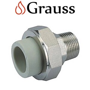 Grauss Американка із зовнішнім різьбленням d25*3/4"н, Німеччина