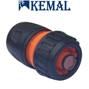 Конектор 1/2-5/8 для шлангу з аквастопом Kemal M1005, Туреччина