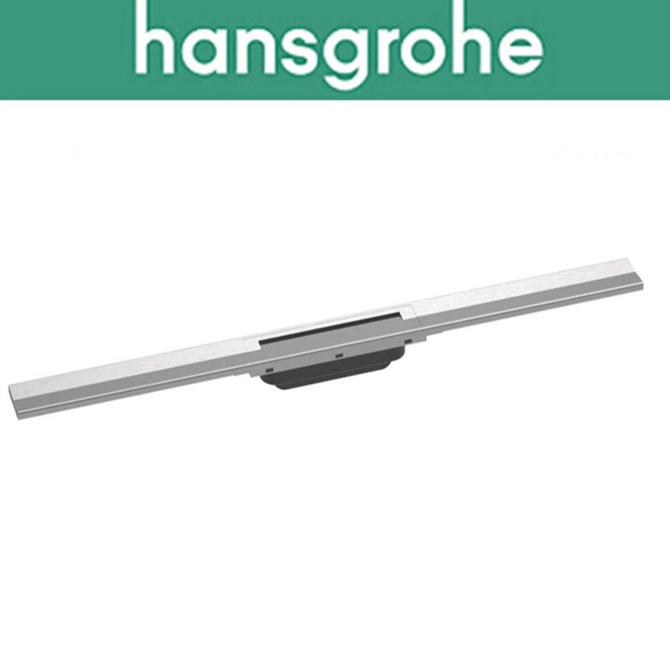 Корпус трапа 900 мм Hansgrohe (art 56045800) для душу, RainDrain Flex, нержавіюча сталь від компанії Модна Хата - фото 1