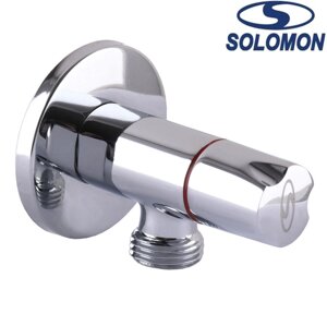 Кран напівоборотний кутовий Solomon 9081 1/2*1/2", Польща (на замовлення)