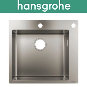 Кухонна мийка Hansgrohe (art 43305800) S71 530x480mm, нержавіюча сталь