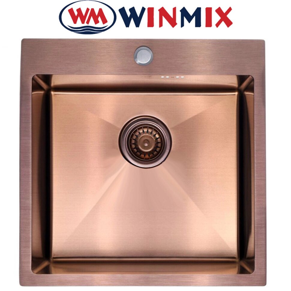 Мийка кухонна Winmix WM 5050х200x1.0-PVD-BRONZE від компанії Модна Хата - фото 1