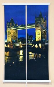 Настінний інфрачервоний обігрівач Картина подвійна "Лондонський міст"